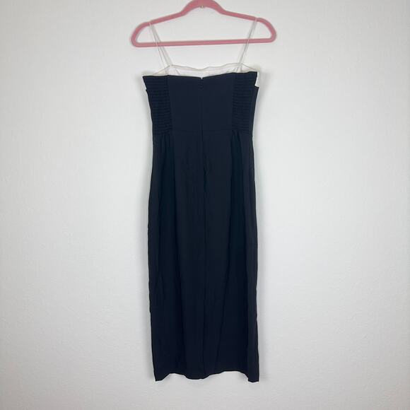 Amanda Uprichard x REVOLVE Kerry Midi Dress in Black Size Medium - Picture 3 of 7